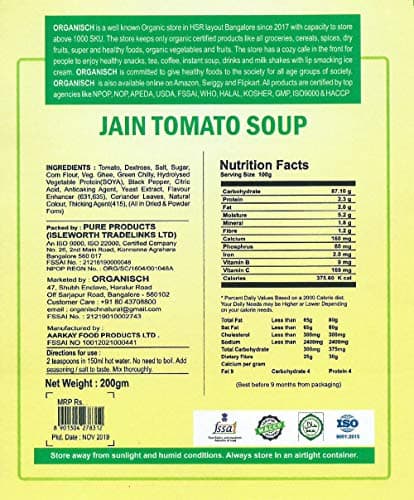 Jain Tomato Ready to eat Soup,200 GMS 100% Veg — image 3