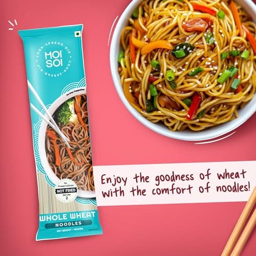 MOI SOI Whole Wheat Hakka Noodles, 150g (No Maida | Not Fried | No Preservatives or MSG) — image 4