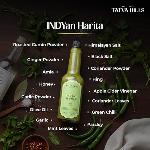 TatvaHills Superfoods INDYan Harita Green Chilli Herb Sauce | Fresh Coriander & Green Chilli Condiment | Spicy Herbal Dip for Momos, Snacks & Marinades | Preservative Free | 60g — image 4