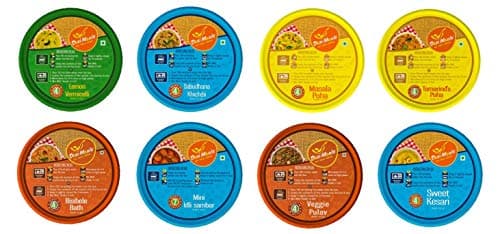Desi Mealz Breakfast Pack - No Onion No Garlic Special Combo | Instant Foods | Vegetarian | Readymade Packaged Food | No Preservatives (Pack of 8) — image 3