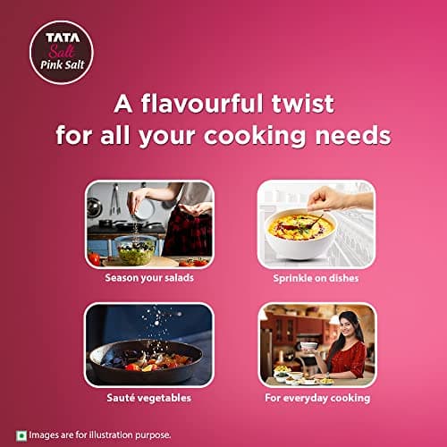 Tata Salt Pink Salt, 1kg, Rock Salt for Everyday Cooking, Sendha Salt — image 7
