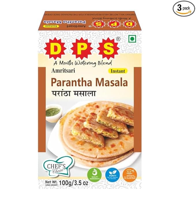 DPS SPICES Paratha Masala - 100g - Authentic Indian Flavour for Delicious Parathas (Pack of 3)