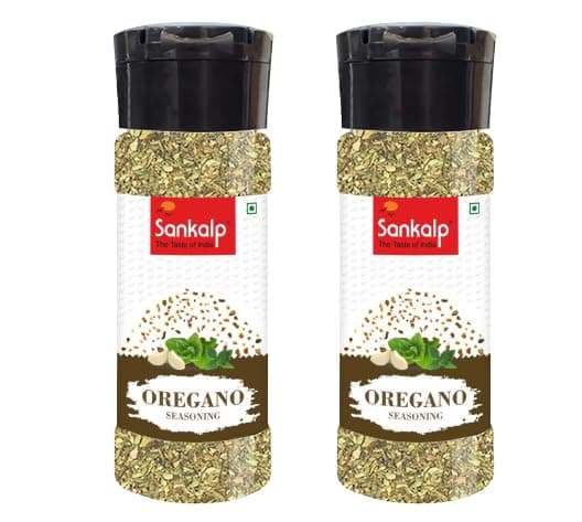 Sankalp Premium Oregano Seasoning Blend for Exquisite Culinary Creations for Pizza/Pasta – 55g*2 Pack