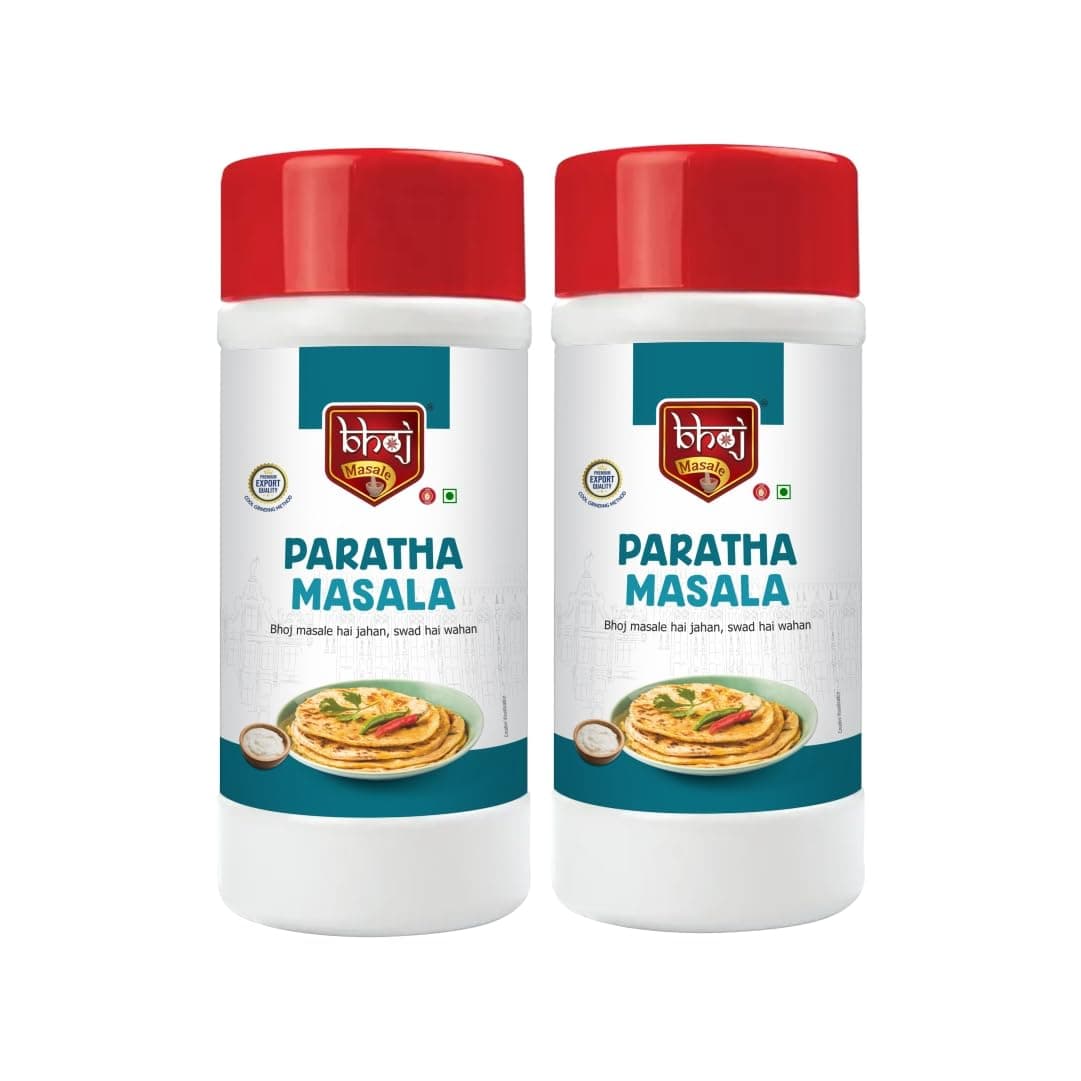 Bhoj Masale Paratha Masala Net 450GM Each (Pack Of 2) | Premium Artisanal Jain Spices with Rich & Strong Flavour | Ready to Use | No added colours | No Onion and No Garlic (Jain Friendly) — image 2