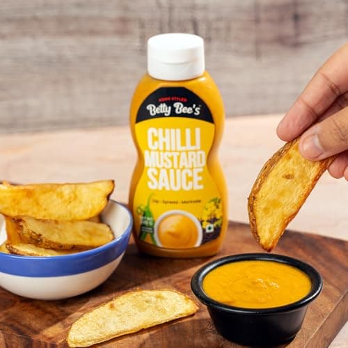 Betty Bee’s Chilli Mustard Sauce (200g) – Spicy, Tangy & All-Natural | Home-styled Indian Fusion | Vegan | Perfect with Snacks & Grills — image 4