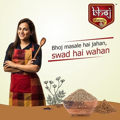 Bhoj Masale Fresh and Natural Roasted Cumin Powder 450GM | Bhuna Jeera Powder | Indian Spice Masala | Zero Additives And Preservatives. No Colour, No Preservatives, No Onion & No Garlic (Jain Friendly) — image 3