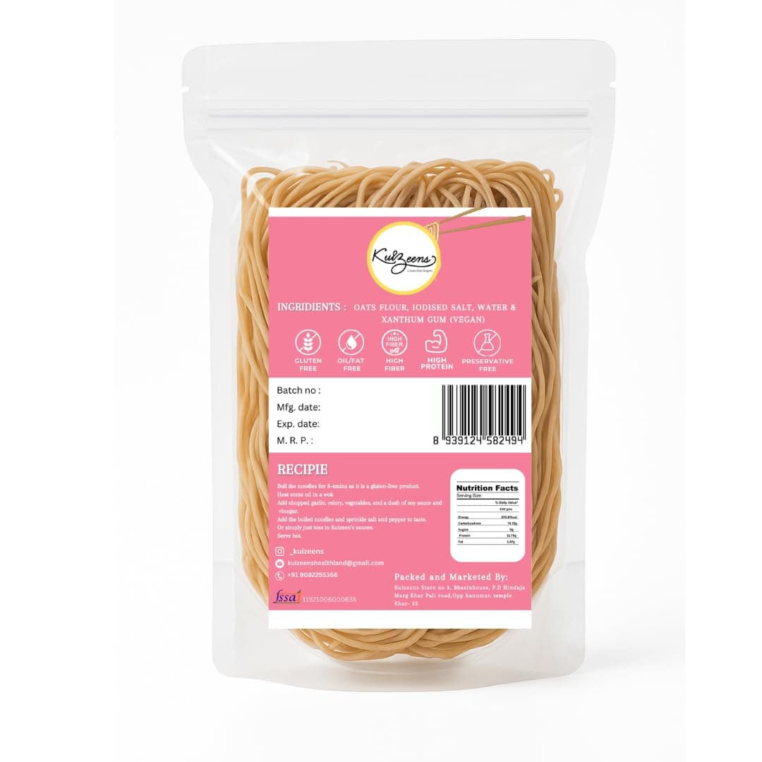Millet Me by Kuizeens Oats Noodle - 220G (Pack of 2) | Protein-Rich | Easy-to-Make | Fresh & Flavourfull | No MSG |No Preservatives|Vegan & Wholesome|Ready in Minutes | Jain | No Onion & Garlic — image 3