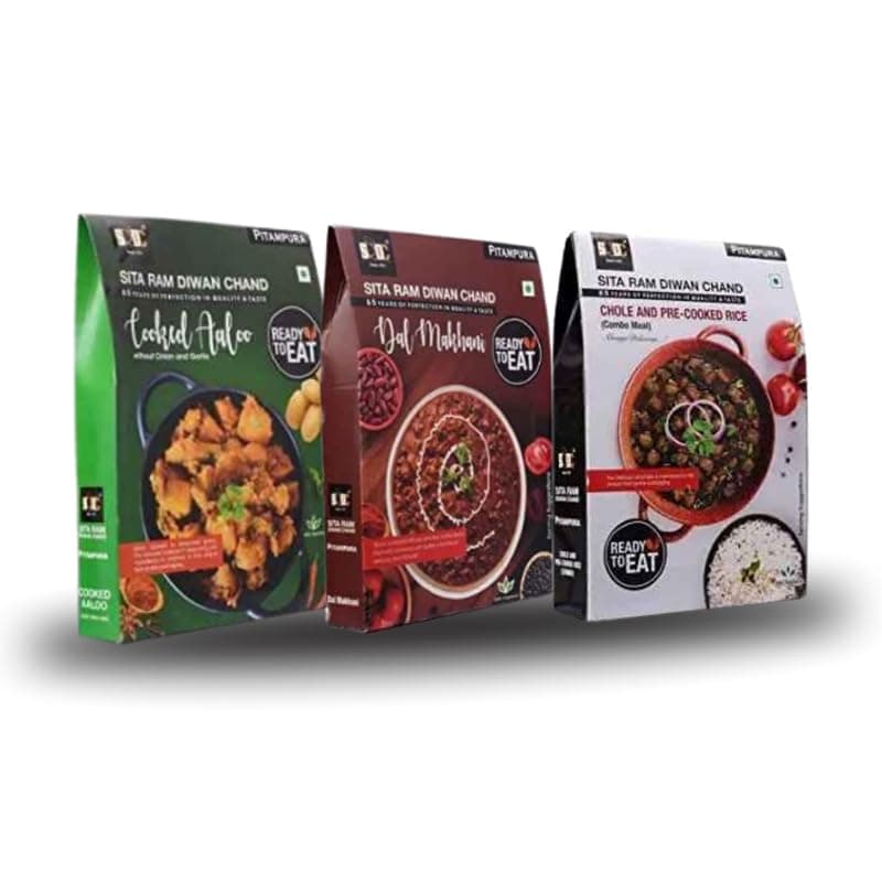 Sita Ram Diwan Chand Ready to Eat Chole Without Onion & Garlic | Dal Makhani cooked rice|Dal Makhani 300 Gram Each| No Preservatives|No Artificial Flavors |Natural Ingredients | Tasty Snacks Pack of 3 — image 7