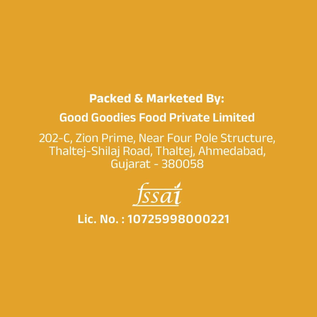 Good Goodies Baked Chickpea Puff Chilli Lemon | Baked Not Fried | Chickpea-Based Snack | No Maida, No Palm Oil, No Maltodextrin | No Artificial Colours or Preservatives | Light & Crunchy | Diet-Friendly | 125g | Pack of 1 — image 8