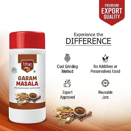 Bhoj Masale Royal Garam Masala | Powder | Spices 450GM | Exotic Blend of Ingredients for Daily cooking | Aromatic Garam Masala| Rich in Flavor | Naturally Processed and No Preservatives. No Onion and No Garlic ( Jain Masale ) — image 6