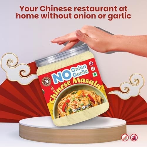 Brew Lab No Onion No Garlic Chinese Masala | Jain Chinese Spice Mix | Authentic Indo-Chinese Flavour | MSG Free | 100% Pure Spices | For Noodles, Fried Rice & Manchurian — image 7