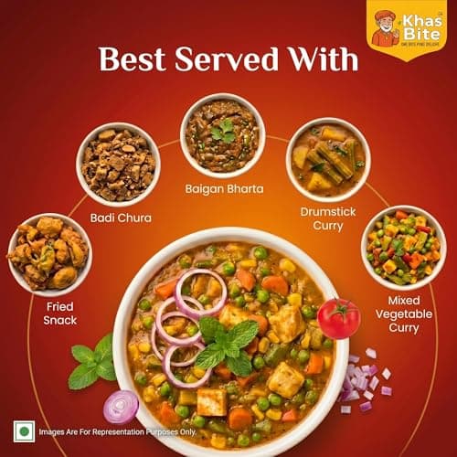 KhasBite Urad Dal Badi Traditional Indian Lentil Nuggets Made from Split Black Gram Ready to Cook Ingredient for Curry Sabzi Fry Cooking Pack in Sealed Tin Container Hygienic Packaging 150g Pack 2 — image 4