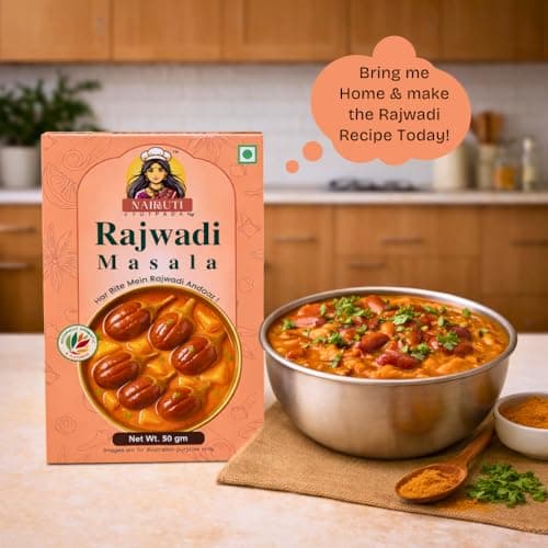 Nairuti Vyutpadan Rajwadi Masala (Jain Friendly) 50g | No Onion No Garlic | Royal Indian Curry Spice Blend | Premium Whole Spices for Rich Sabzi, Paneer & Gravies | No Preservatives — image 5