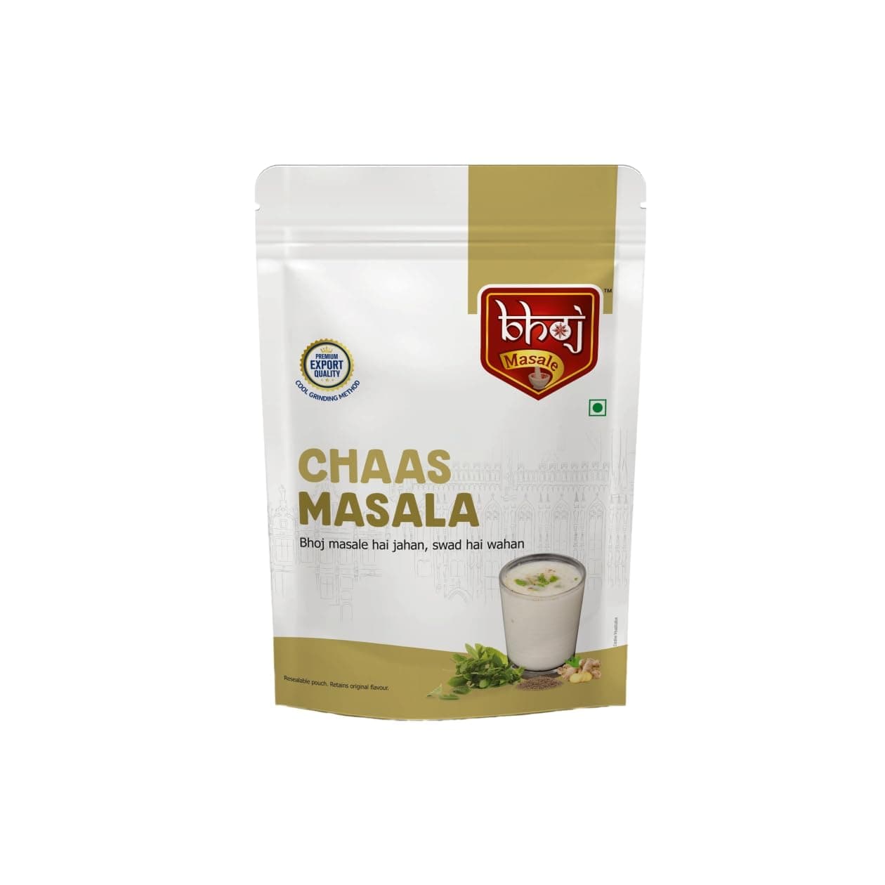 Bhoj Masale Chaas Masala 200GM | Buttermilk Masala | Helpful for digestion | Indian Spice Masala | Zero Additives And Preservatives. No Colour, No Preservatives, No Onion & No Garlic (Jain Friendly)