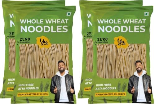 Yu Foodlabs - Whole Wheat Noodles - 100% Atta & Zero Maida - Easy To Digest Healthy Noodles - No Preservatives & 100% Natural - Just Boil - Ready In 5 Mins - Serves 6-300 grams (Pack Of 2) — image 8