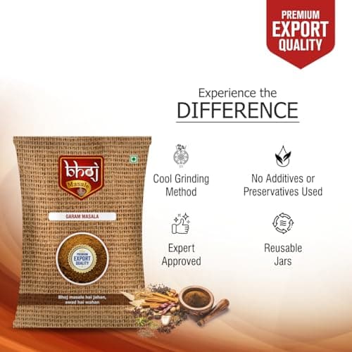 Bhoj Masale Royal Garam Masala Powder- 100GM | Exotic Blend of Ingredients for Daily cooking | Aromatic | Rich in Flavor | Naturally Processed & No Preservatives. No onion and no garlic added (Jain Masala) — image 4