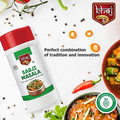 Bhoj Masale Sabji Masala Powder Net 450GM | Spices with Natural Ingredients For Healthy and Delicious Cooking. No colour, no preservatives, no onion & no garlic (Jain Masale) — image 3