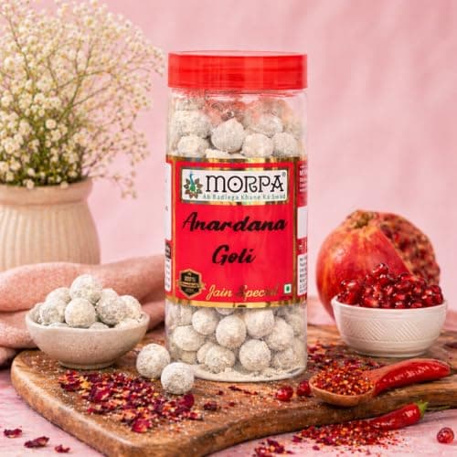 Morpa Anardana Goli Jain Special | Tangy Digestive Candy & Mouth Freshener | Traditional Anardana Pachak Goli | Refreshing After Meal Treat | Hygienically Packed, 100% Veg — image 2