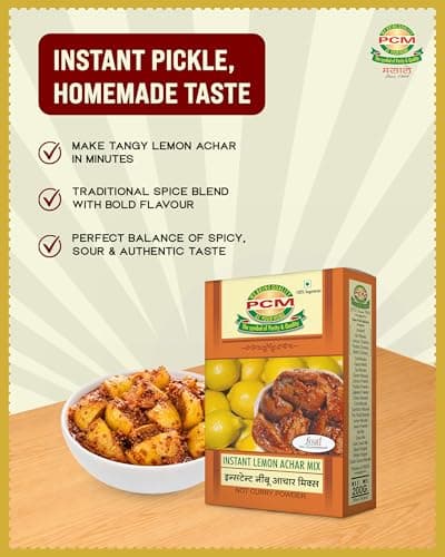 PCM Lemon Achar Masala 200g | Nimbu Achar Spice Blend for Homemade Pickle — image 8