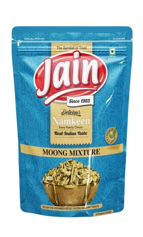 Jain Since 1985 Navratan Mixture Namkeen 700g (350g x 2) | Bombay Mix/Farsan | Crunchy Indian Snack | Sev, Peanuts & Lentils | Tea Time Snack — image 3