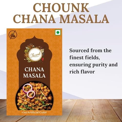 Chounk 100% Pure Punjabi Chana Masala 100g Powder No Onion No Garlic Ready To Cook Powder Masala — image 3