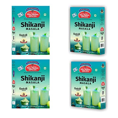 KITCHEN QUEEN NITA MEHTA Shikanji Masala 100g Each (Pack of 2) = 200g | Make Varieties of Shikanji at Home (SHIKANJI MASALA, 2 PACK | 200g) — image 8