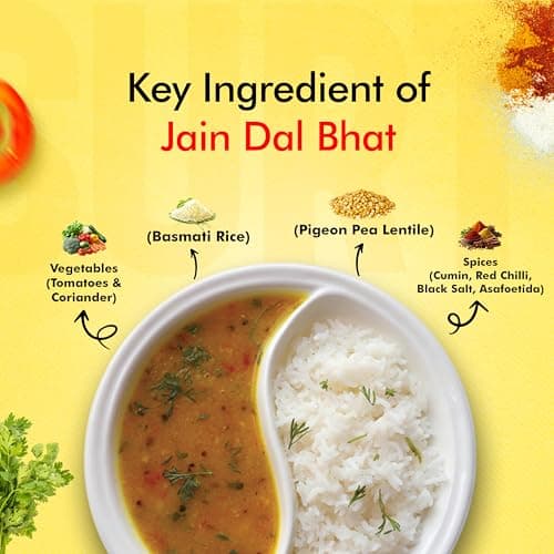 Surtiflavour Authentic Jain Dal Bhat, Ready-to-Eat Indian Dish, 300 Gram, Gluten-Free, Preservative-Free (Pack of 2) — image 6