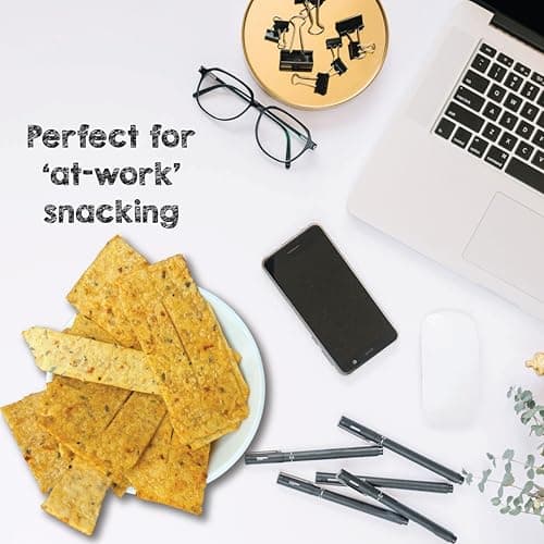 SelfCare By Suman Agarwal Roasted Rice & Spice Lavash - 100g (Pack of 1) | Healthy-Snacks-Namkeen-Grocery | Crispy - Tea time - Eat with Dip | Jain & Travel Friendly - Vegan | No Added Preservatives — image 4
