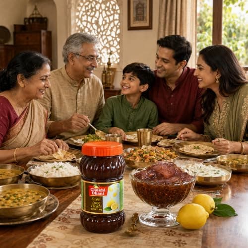 Chokhi Dhani Sweet Lime Pickle 1.2kg | Homemade Tangy & Spicy Nimbu Achar | Traditional Indian Lemon Pickle Without Onion & Garlic | Oil Free | Authentic Taste — image 8