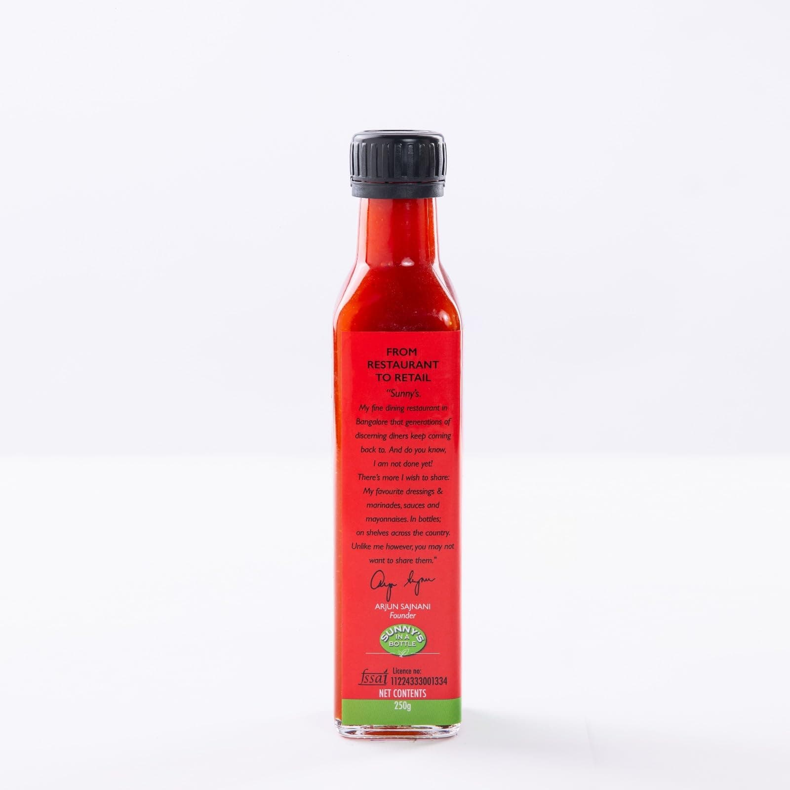 SUNNYS IN A BOTTLE – Sriracha Chili Sauce | Salad Dressing, Marinade & Sauce | 250ml | Vegan, Gluten-Free, No Preservatives | All Natural — image 3