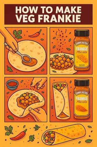 Carpe Victus No Onion No Garlic Authentic Jain Mumbai Frankie Masala for Vegetarian Food, Seasonings for Wraps, Rolls, Sandwiches, Burgers, Franky Seasoning Masalas for Unique Flavor, 100 gms — image 2