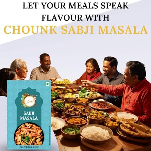 Chounk Sabji Masala 100G | Make Home Recipe Like Restaurant | Blended Spices Mix | Healthy Delicious & Flavourful Cooking | No Artificial Flavours | No Preservatives | Ready Masala Powder — image 7