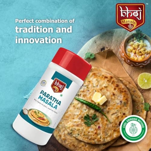Bhoj Masale Paratha Masala Net 450GM Each (Pack Of 2) | Premium Artisanal Jain Spices with Rich & Strong Flavour | Ready to Use | No added colours | No Onion and No Garlic (Jain Friendly) — image 6