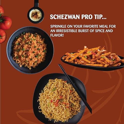 Omas Fresh Jain We-Desi Schezwan Seasoning | No Onion, No Garlic Masala Best for Making Noodles, Pasta, Fried Rice, Nachos (250g, Schezwan) — image 6