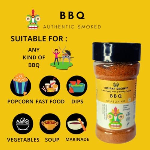 Indiana Organic BBQ - Authentic Smoked Seasoning - 100 g (No Onion and Garlic) — image 4
