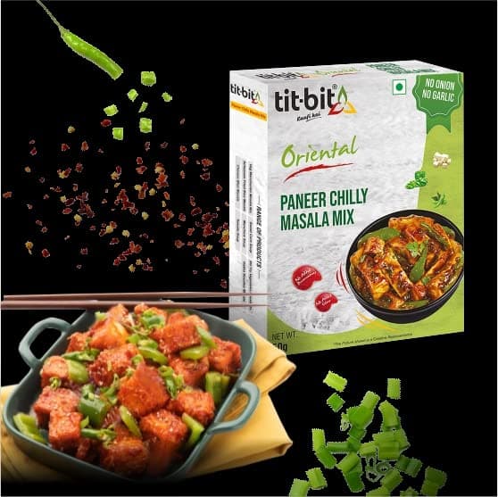 Tit-Bit - Paneer Masala | Paneer Chilli Masala | Paneer Chilli Masala Powder | Paneer Chilli Masala Mix | Paneer Chilli Dry - Pack of 5 (250 grams) — image 6