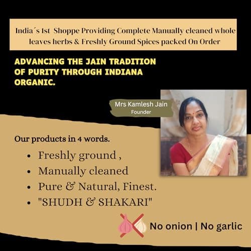 Indiana Organic Garam Masala Powder – Roasted Whole Spice Blend |150 Gram | Freshly pack on order | No Red chilli garam masala | No onion and garlic. — image 4