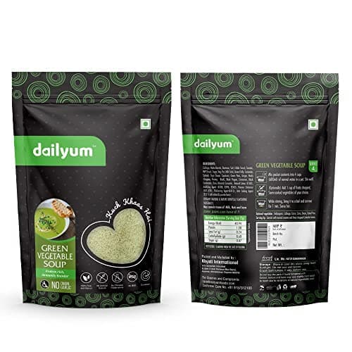 Dailyum Instant Soup Combo of 5 | No Onion No Garlic | Manchow Soup 50g | SweetCorn Soup 50g | Tomato Soup 50g | Green Veg. Soup 50g | Crispy Fried Noodles 200g| Jain — image 5