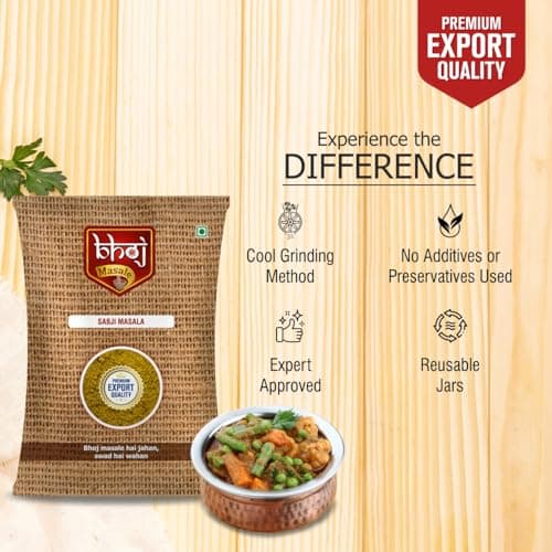Bhoj Masale Sabji Masala Powder 100GM | Spices with Natural Ingredients For Healthy and Delicious Cooking. No Colour, No Preservatives, No Onion & No Garlic (Jain Masala) — image 5