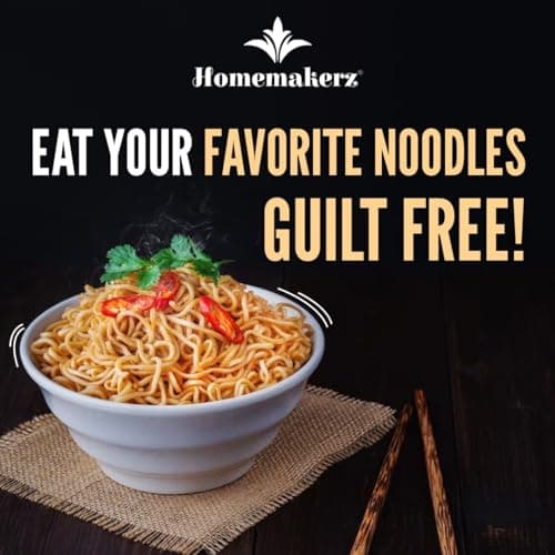 Homemakerz Multigrain Millet Noodles, Natural, Preservative, Gluten & Fat Free, Not Fried & No Oil, Zero Maida & Wheat, Healthy & Tasty Hakka Millet Noodles, 200g — image 6