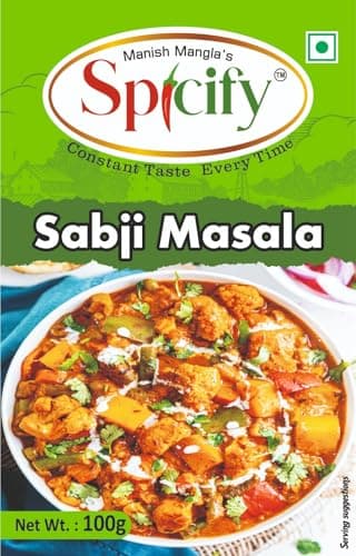 Spicify Sabzi Masala - 100GM | Ready to Use Instant Spice Mix | No Onion No Garlic No MSG | Authentic & Natural Spice Blend — image 2