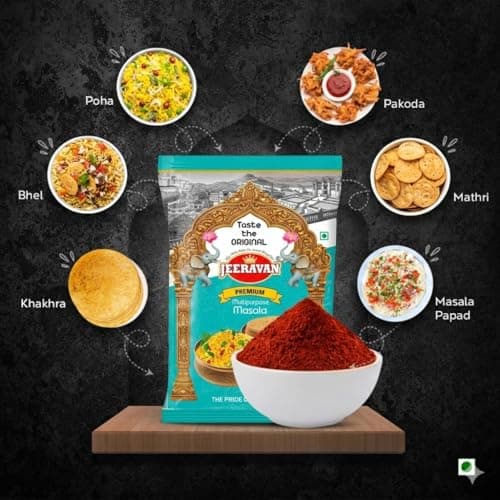 JEERAVAN Masala | जीरावन मसाला | Poha Masala Fruit Chaat Masala | Tastemaker | Mix of 32 Blended Healthy Spices | 100% Natural Ingredients | 100 gm (Pack Of 4 (400Gram)) — image 4