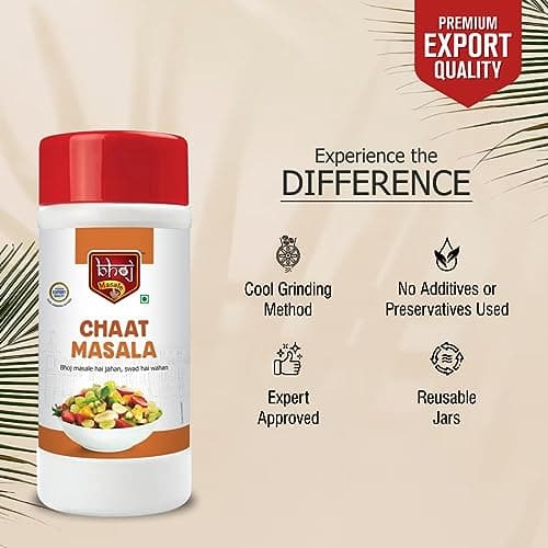 Bhoj Masale Chaat Masala Powder 450GM | Blended Spices Used in Saute Veggies, Fruit Salads, Snacks, Curries, Buttermilk, Sharbats, Fruit Juice. No colour, no preservatives, no onion & no garlic ( Jain Masala ) — image 5