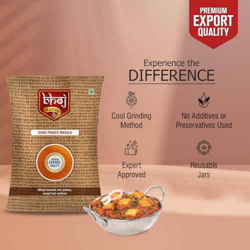 Bhoj Masale Shahi Paneer Masala Powder 100Gm |Authentic Blend Of Spices For Delicious North Indian Curry|Ideal For Home Cooks, No Colour, No Preservatives, No Onion & No Garlic (Jain Masala) — image 6