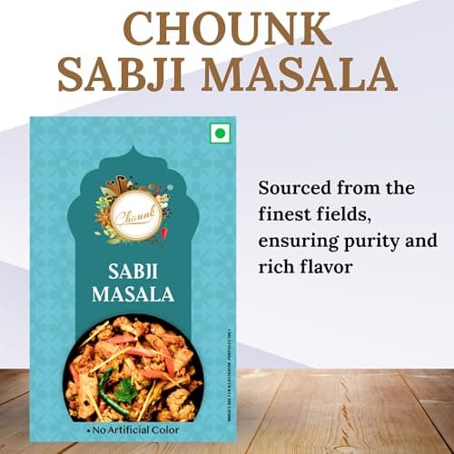 Chounk Sabji Masala 100G | Make Home Recipe Like Restaurant | Blended Spices Mix | Healthy Delicious & Flavourful Cooking | No Artificial Flavours | No Preservatives | Ready Masala Powder — image 4