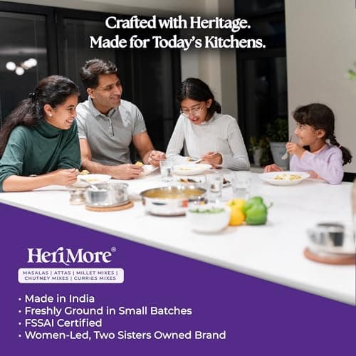 HeriMore Amritsari Pindi Chole Masala, 100g | Authentic Punjabi Chole Spice Powder, Jain Friendly, No Onion Garlic, Natural & Preservative-Free — image 8