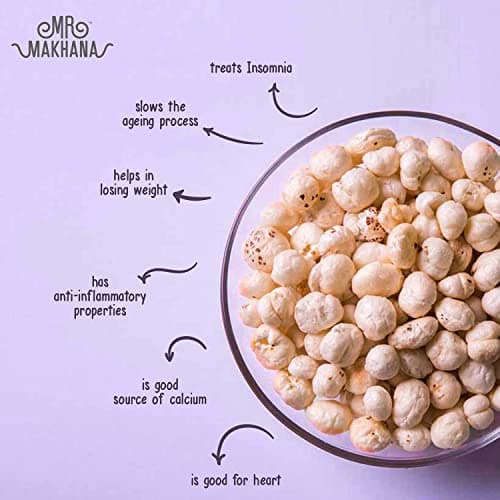 Mr. Makhana Roasted Makhana and Foxnuts | Healthy Snacks | Gluten Free | MSG Free | Antioxidant | Rich Calcium | Zero Trans Fat | Zero cholesterol (Lime & Chilli) — image 3