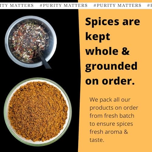Indiana Organic Kitchen King Masala (150g) | Pure Jain Masala - No Onion, No Garlic | Natural, Freshly Ground All-Purpose 23 Spices Blend | Authentic Homemade Taste | Gluten-Free & Vegan — image 4