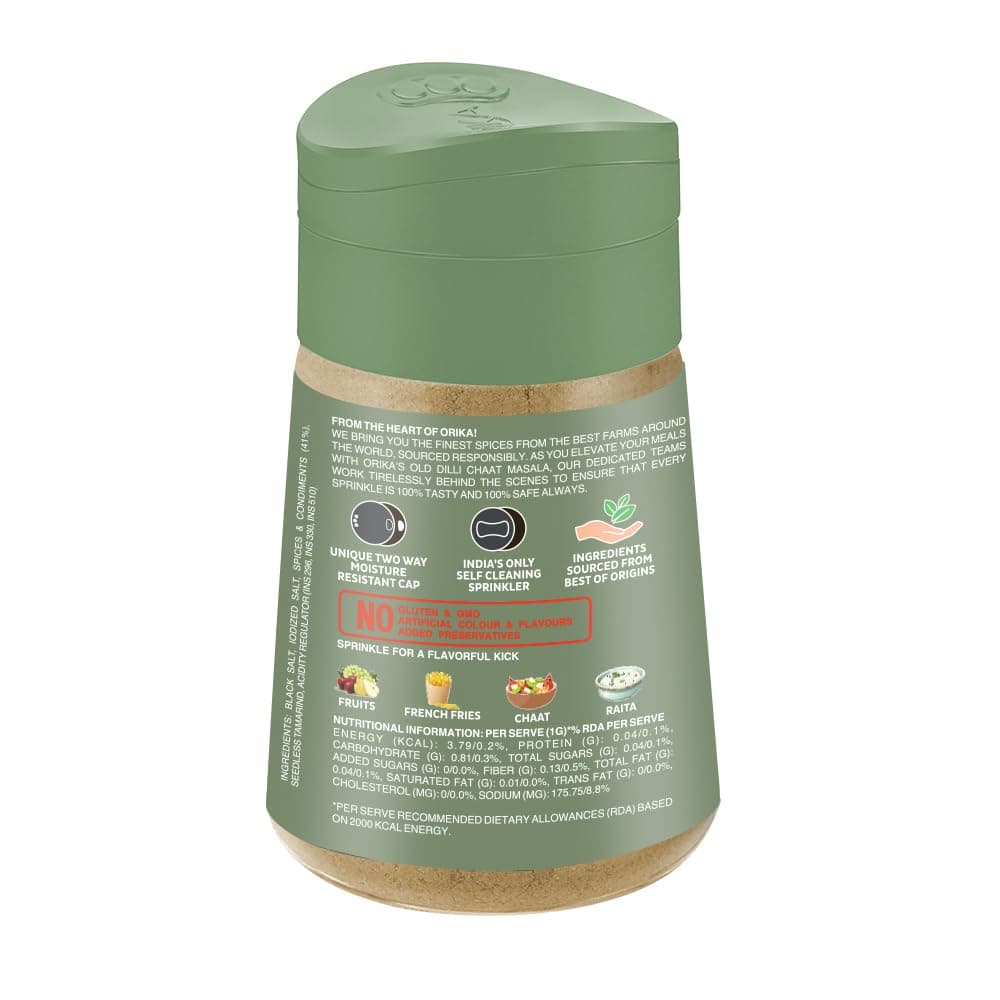 Orika Old Dilli Chat Masala - Premium Spice Blend, 100% Pure and Natural, Perfect for Flavoring Indian Snacks and Dishes, 80g — image 2