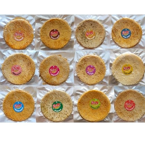 Netri No Onion No Garlic Flavors Dosa Khakhra - 50gram each, Pack of 7 | Ready to Eat Traditional Khakhra Snacks | Gluten Free Khakhra | Vacuum Packed Khakra Fresh Gujarati Snacks | Roasted Dosa Khakhra — image 8